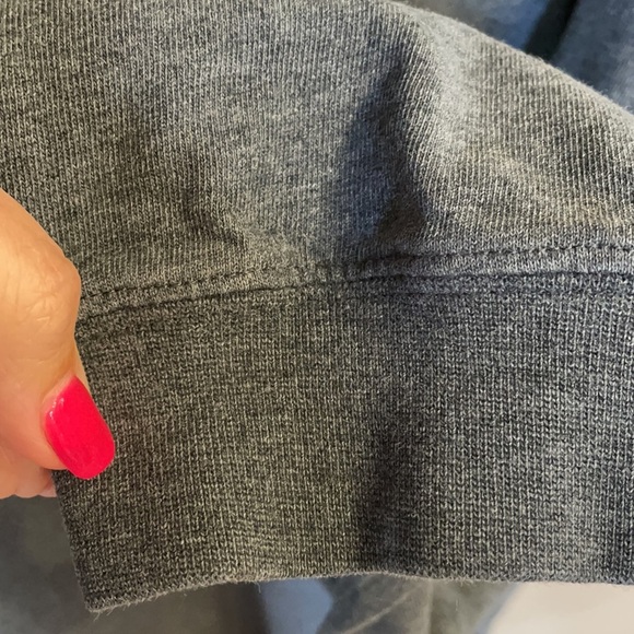 EDDIE BAUER men’s MOCK TURTLENECK COTTON KNIT shirt CHARCOAL size Large - Picture 5 of 8